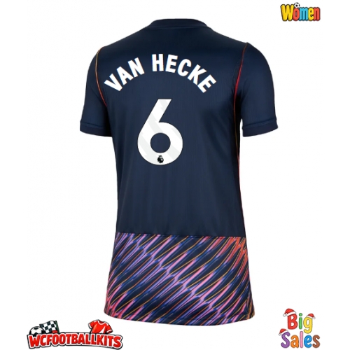 Tottenham Hotspur Jan Paul van Hecke #6 Replica Away Stadium Shirt for Women 2026-27 Short Sleeve